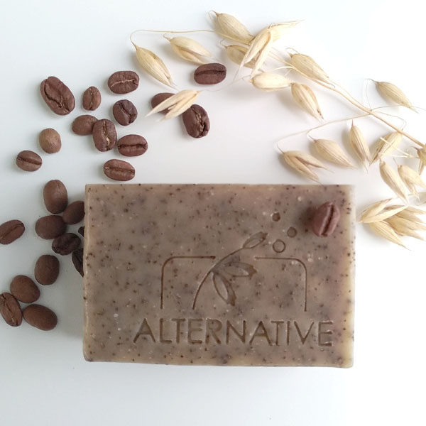 savon café exfoliant et gommant